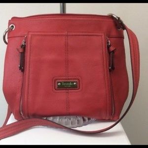 Women’s Tignanello Handbag Red Genuine Leather